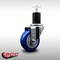 Service Caster 3.5'' SS Blue Poly Wheel Swivel 1-3/4'' Expanding Stem Caster SCC-SSEX20S3514-PPUB-BLUE-134 - alternate 2